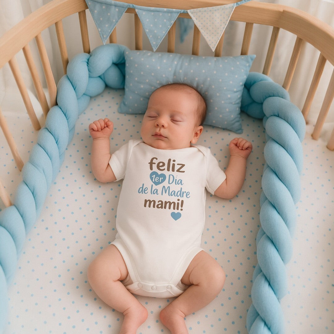 Body Personalizado Niño “Feliz 1er Día de la Madre, Mami”