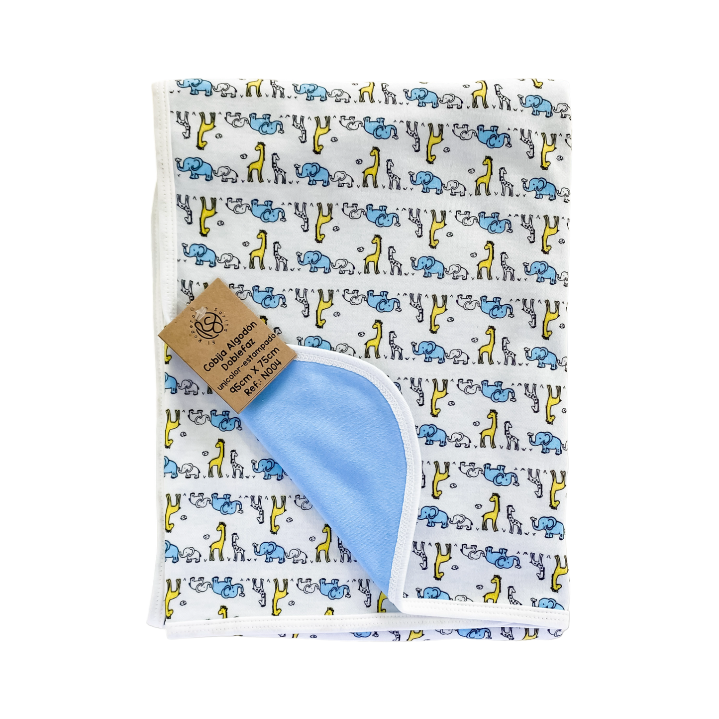 Ensueños Estampados Amarillo - Cobija Doble Estampada