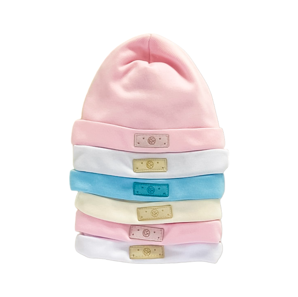 Capullitos de Ensueño: Gorros para Bebés Rosado