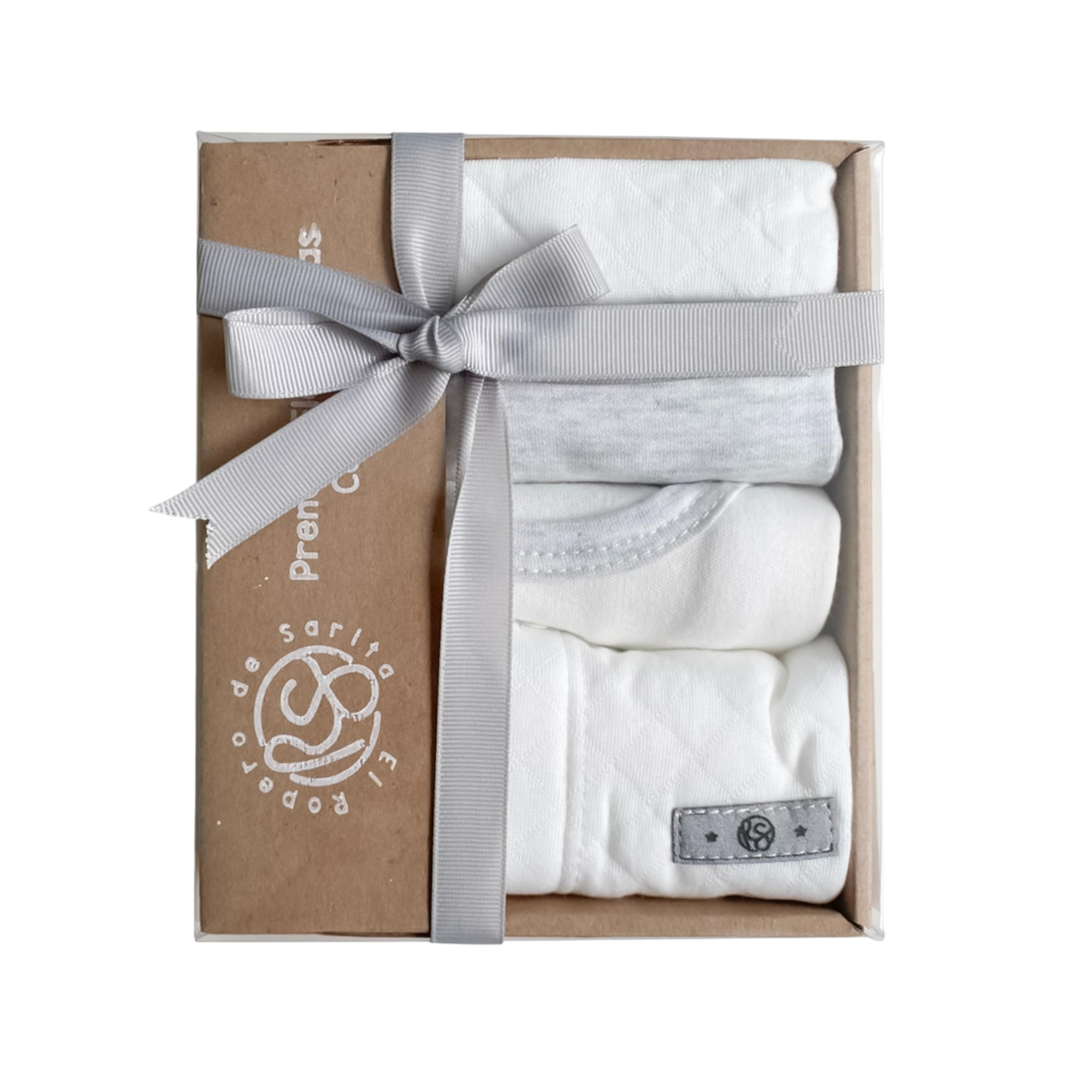 Brillito de Amor: Set de Primer Día Lurex de 4 Piezas Jaspe Marfil