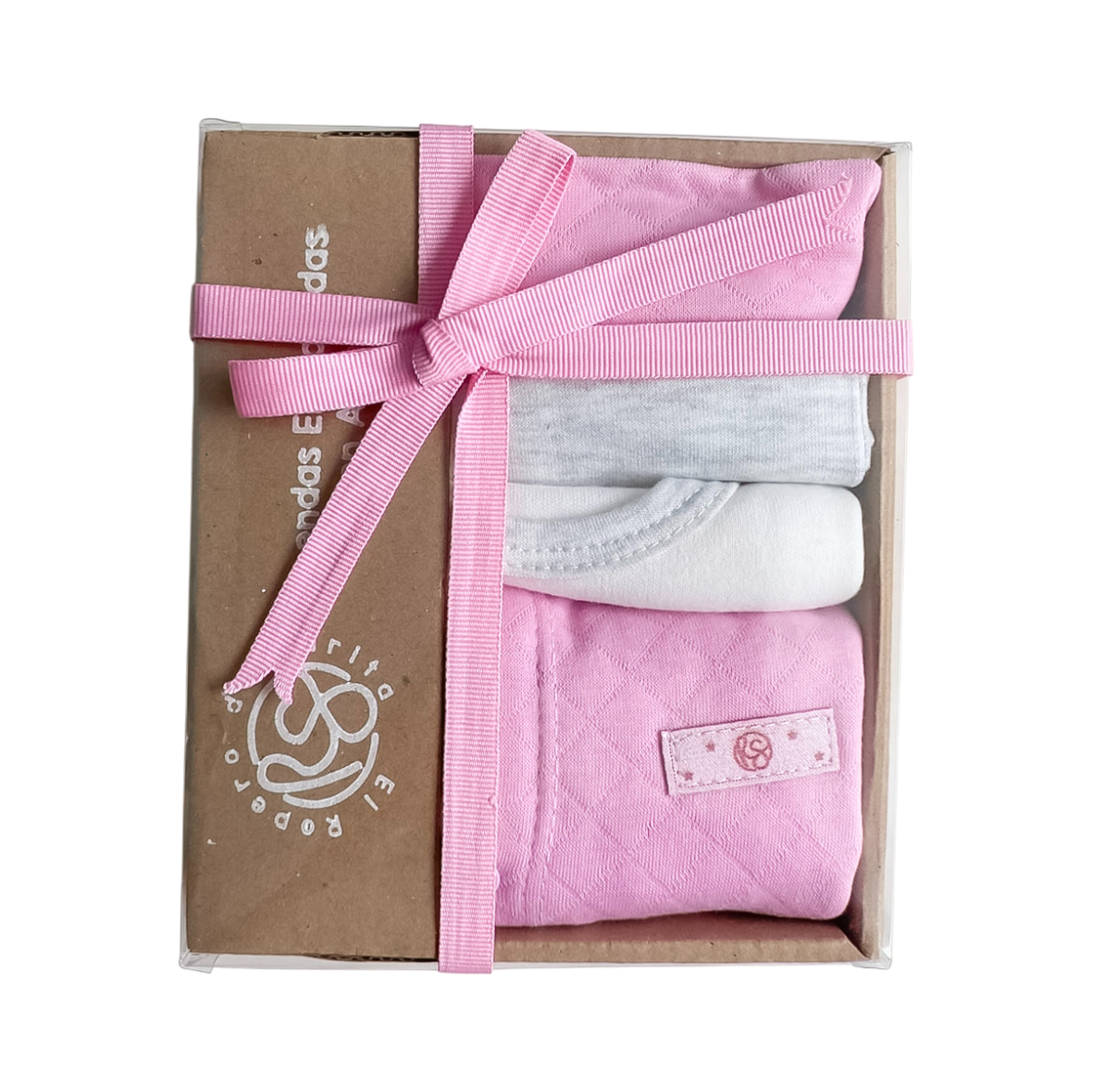 Brillito de Amor: Set de Primer Día Lurex de 4 Piezas Jaspe Rosado